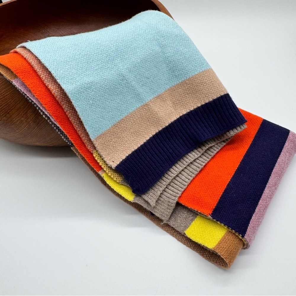 Joanne Hynes of Ireland Color Block Colorful Winter Scarf